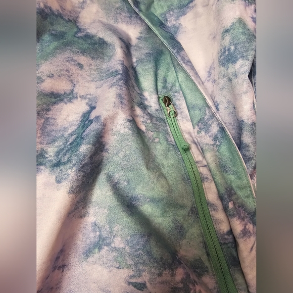 NWOT North Face Antora Print Large Parka DryVent Mid Length Jacket Mothers Day ❤ - Picture 15 of 16